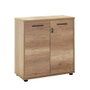 Hanah Home Nkt-522-Tt-1 Estantería Roble 76x75x34cm Tablero de Partículas Melamina 16mm